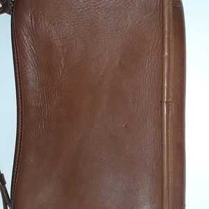 Leather handbag with Shoulder Strap